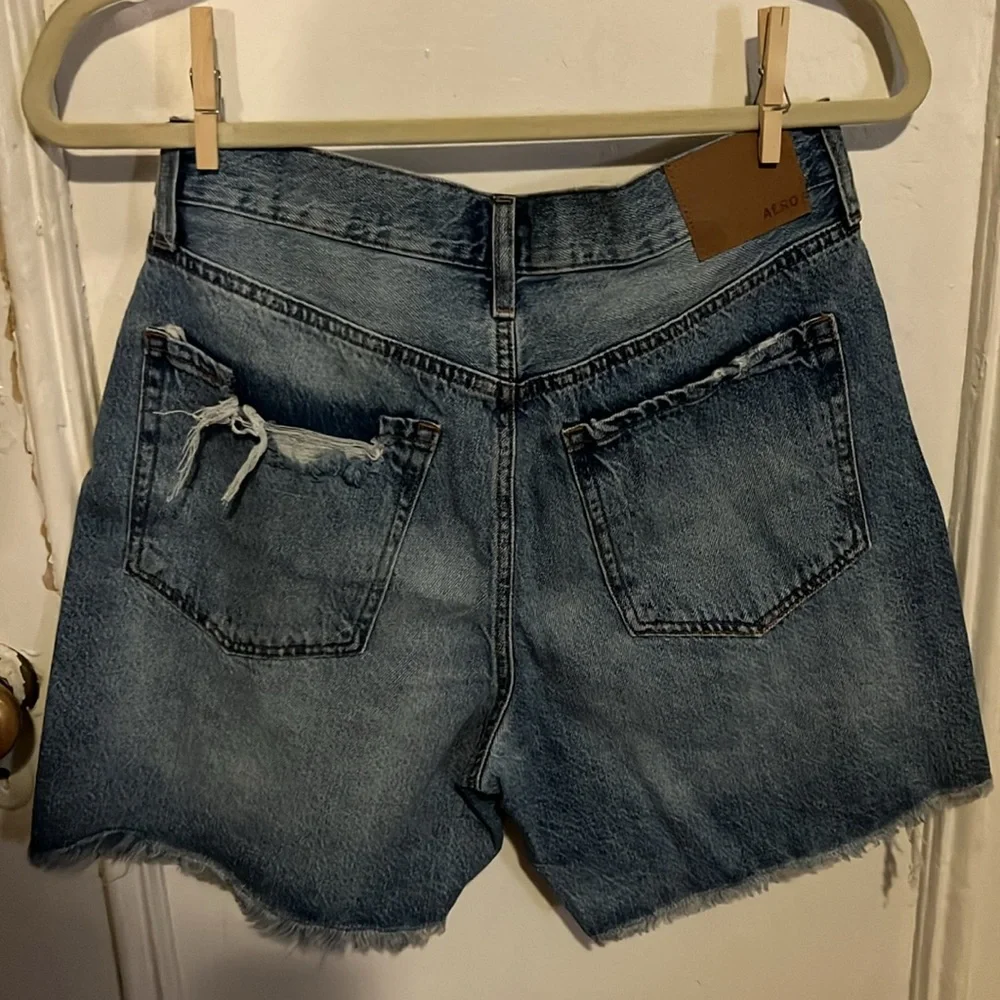 Vintage Denim Shorts distressed western blue jeans Y2K 90’s country boho grunge